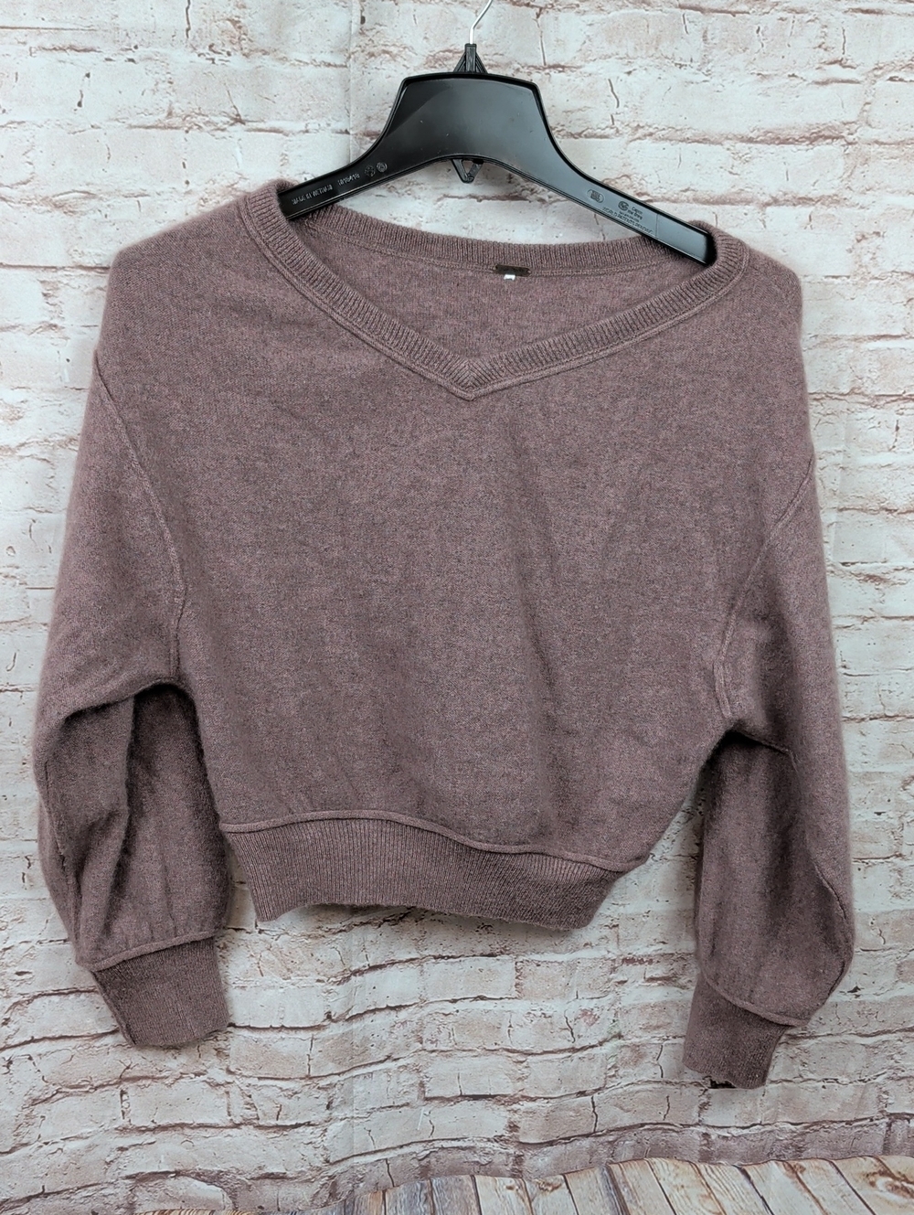 Free People V-Neck Pullover Sweater Medium